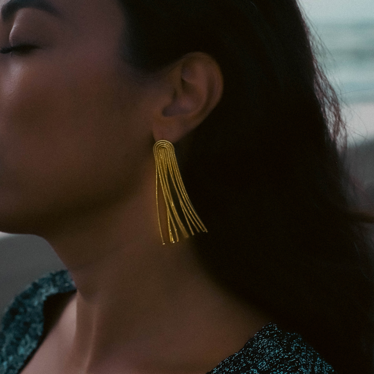 Lyra Fringe Earrings