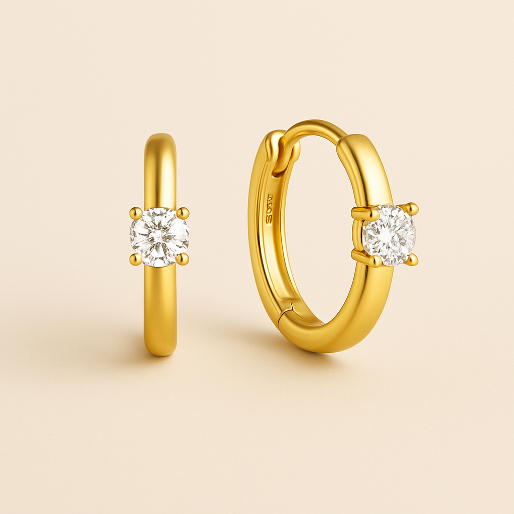 Morgana Crystal Hoops