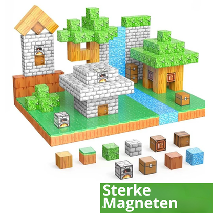 Pixelblokken | Bouw Magneetset