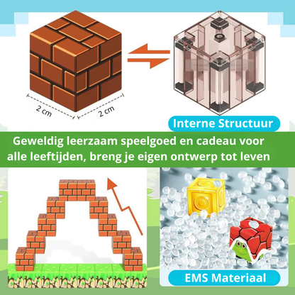 Pixelblokken | Bouw Magneetset